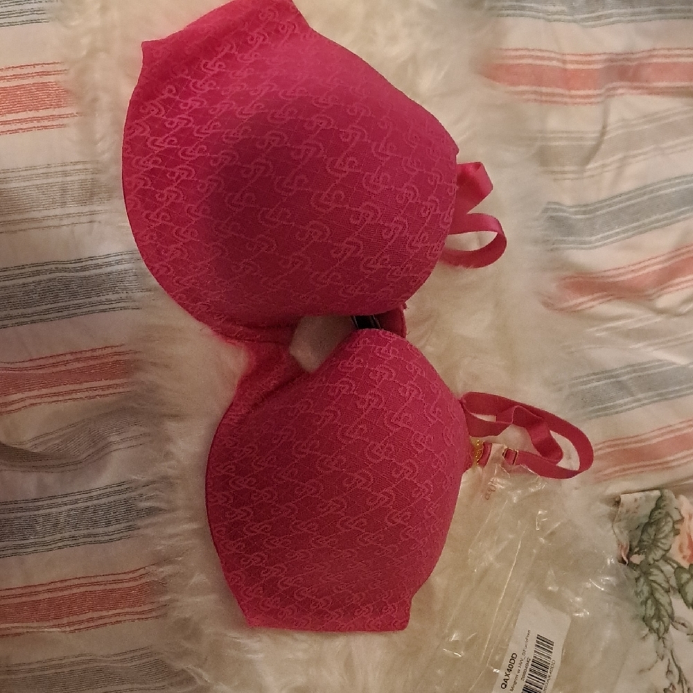 Victoria's Secret Icon Push Up Pink Demi Bra